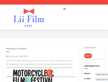 Tablet Screenshot of liifilmexpo.org